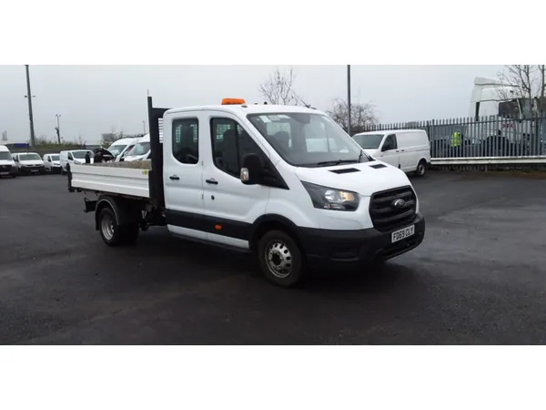 Ford Transit 35 TDCI 130 L3 LEADER ECOBLUE LWB 7 SEAT DOUBLE CAB ALLOY TIPPER DRW RWD