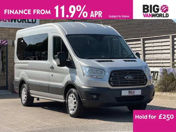 Ford Transit 350 TDCI 125 L2H2 TREND 12 SEAT MINIBUS MWB MEDIUM ROOF RWD