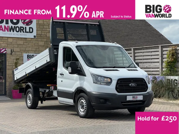 Ford Transit 350 TDCI 130 L2 ECOBLUE MWB SINGLE CAB ONE STOP ALLOY TIPPER FWD