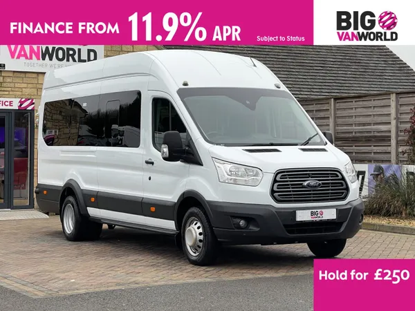 Ford Transit 460 TDCI 125 L4H3 17 SEAT BUS HIGH ROOF DRW RWD