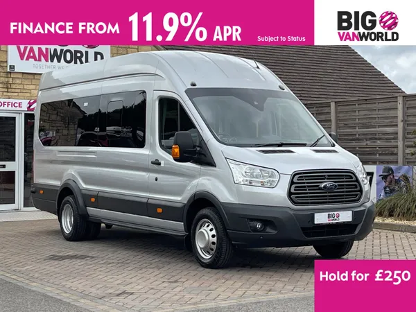 Ford Transit 460 TDCI 125 L4H3 TREND 17 SEAT BUS HIGH ROOF DRW RWD2