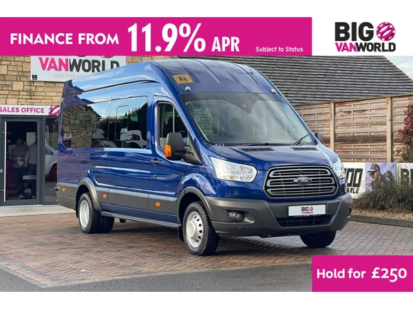 Ford Transit 460 TDCI 125 L4H3 TREND 17 SEAT BUS HIGH ROOF DRW RWD4