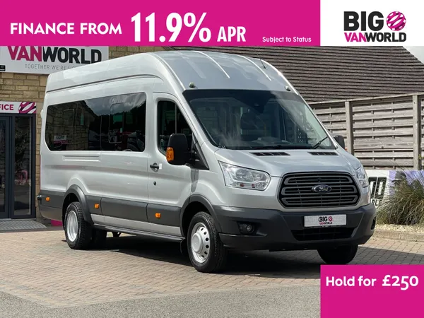 Ford Transit 460 TDCI 155 L4H3 TREND 17 SEAT BUS HIGH ROOF DRW RWD2