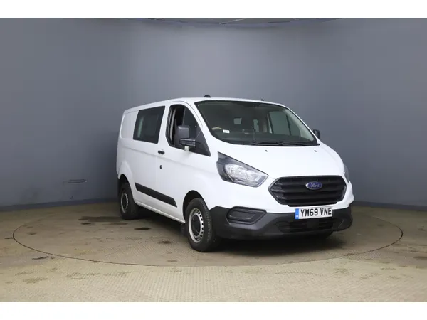 Ford Transit Custom 300 TDCI 130 L1H1 LEADER ECOBLUE DOUBLE CAB 6 SEAT CREW VAN SWB LOW ROOF FWD