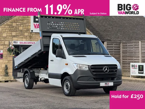 Mercedes Benz Sprinter 315 CDI 150 L2 PROGRESSIVE MWB SINGLE CAB ALLOY TIPPER RWD