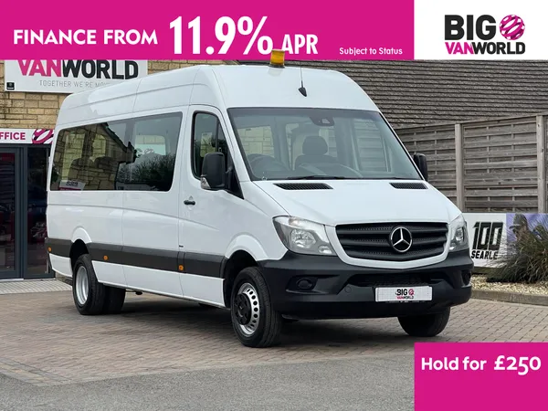 Mercedes Benz Sprinter 513 CDI 129 BLUETEC TL17 TRAVELINER LWB 17 SEAT BUS HIGH ROOF DRW RWD2