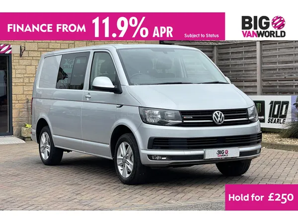 Volkswagen Transporter T32 TDI 204 KOMBI HIGHLINE 4MOTION BMT SWB DOUBLE CAB 6 SEAT CREW VAN DSG AUTO